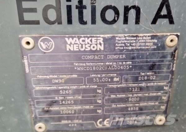 Wacker Neuson DW 90 Maansiirtoautot