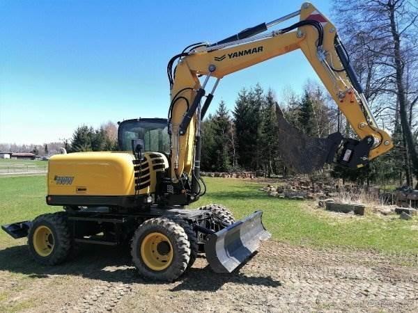 Yanmar B110 W Style Pyöräkaivukoneet