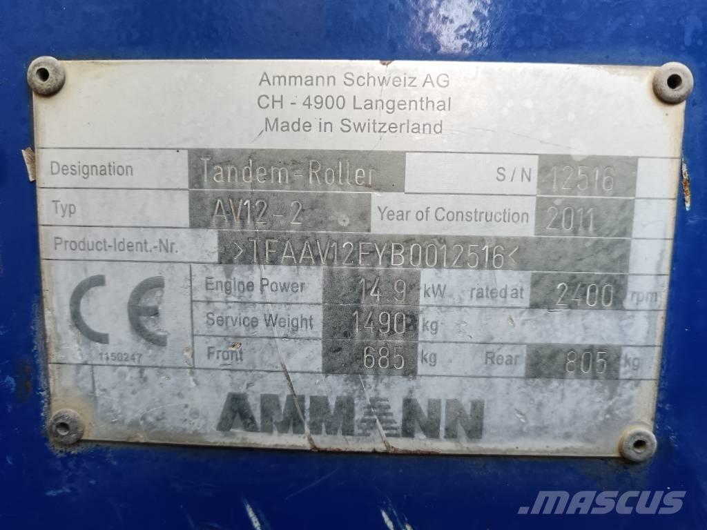 Ammann AV 12-2 Tandemjyrät