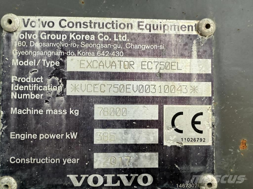 Volvo EC 750 EL Telakaivukoneet