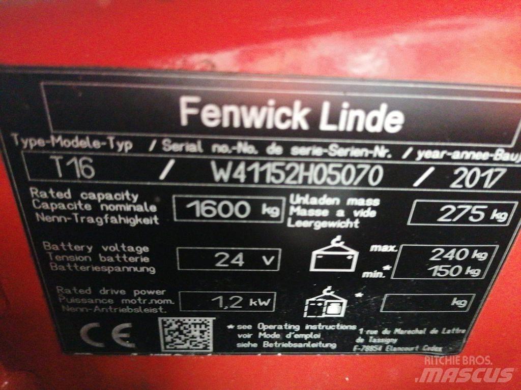 Linde T16 Lavansiirtotrukit