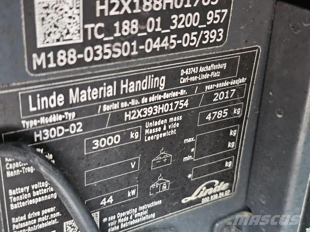 Linde H30D-02 Dieseltrukit