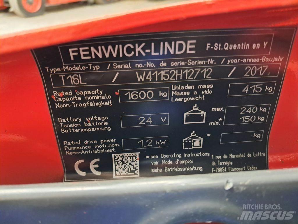 Linde T16L Lavansiirtotrukit