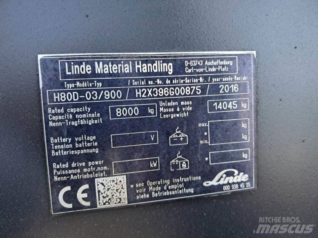 Linde H80D-03/900 Dieseltrukit