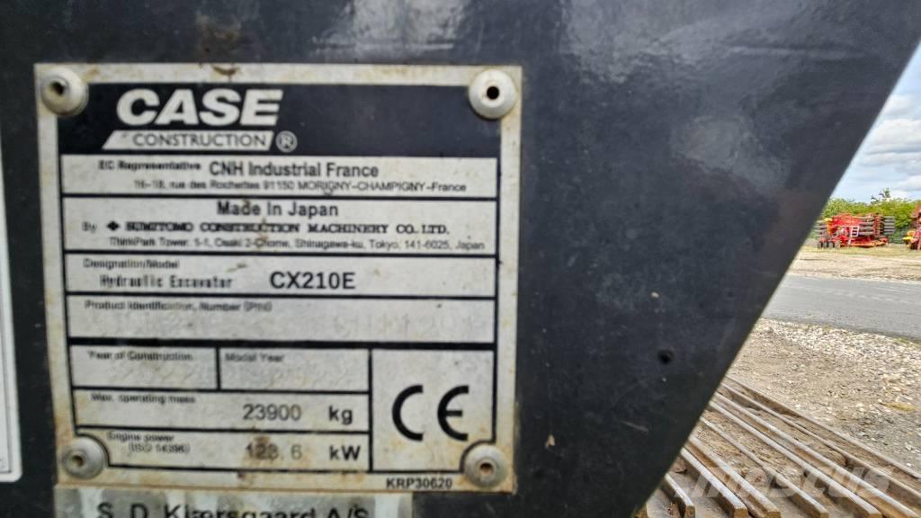 CASE CX 210 E Telakaivukoneet