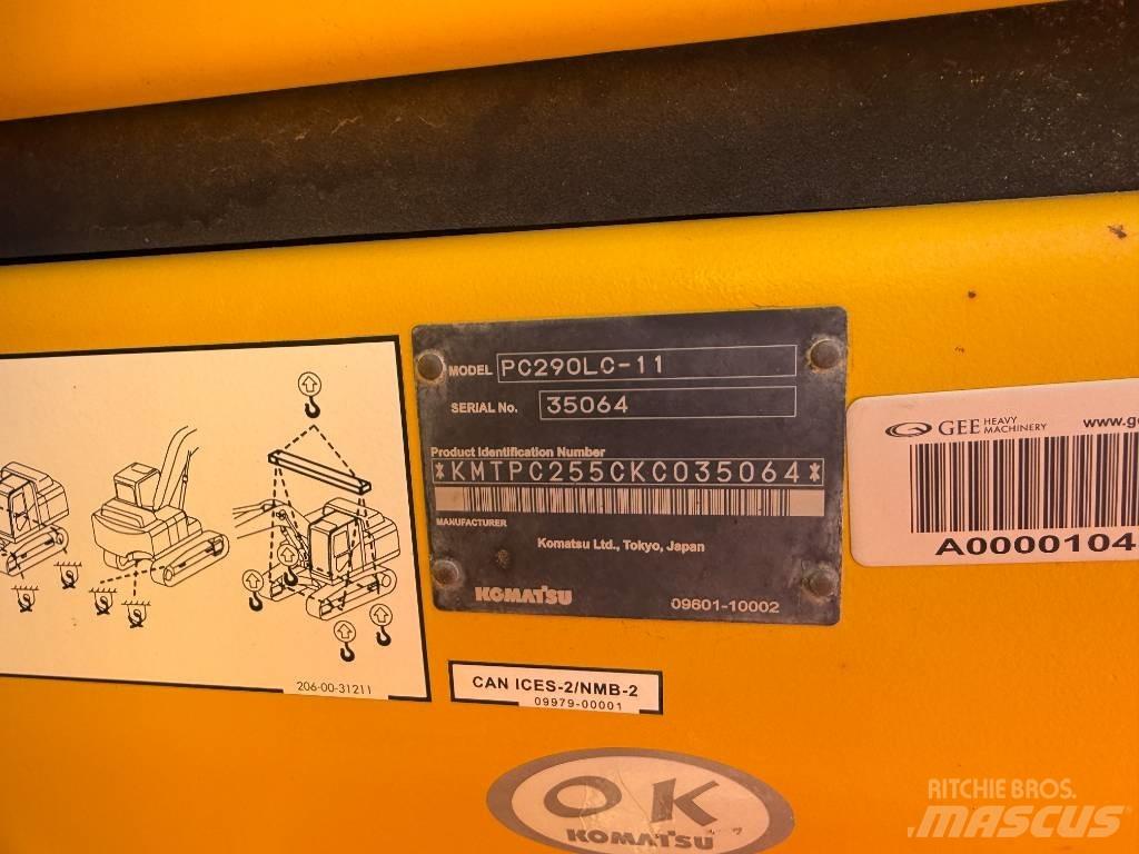 Komatsu PC290LC-11 Telakaivukoneet