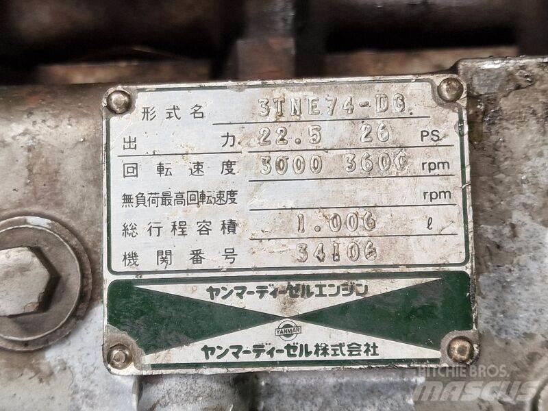 Yanmar 3TNE74-DG Moottorit