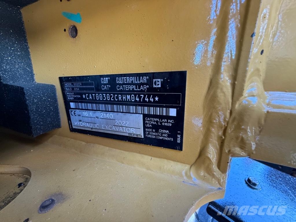 CAT 302 CR Minikaivukoneet < 7t