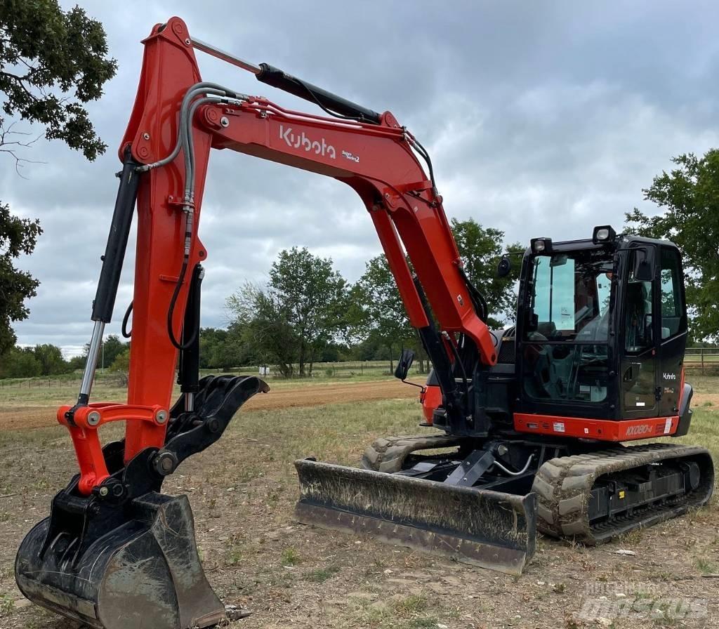 Kubota KX080-4S2 Telakaivukoneet