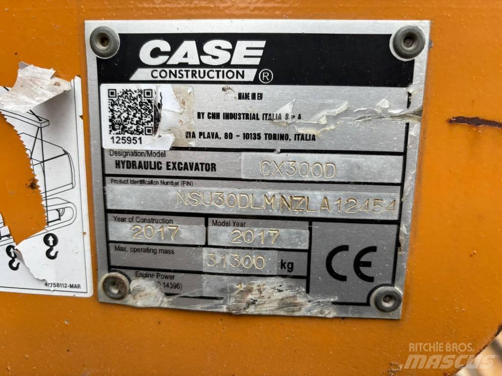 CASE CX300D Telakaivukoneet