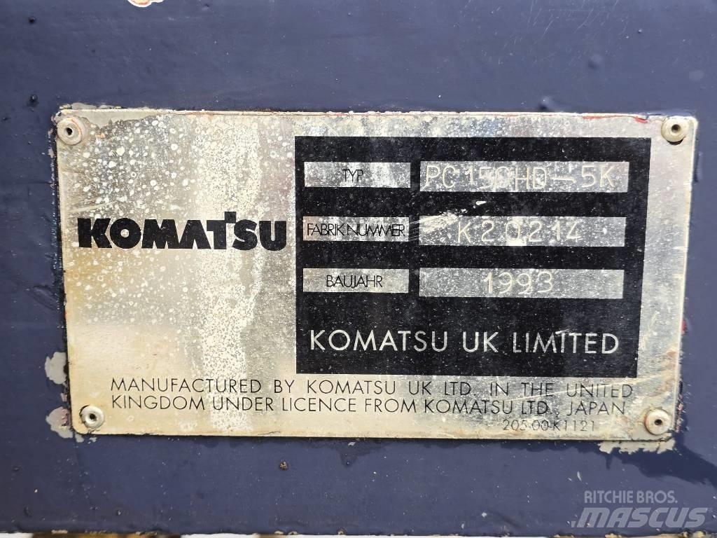Komatsu PC 150 HD-5K Telakaivukoneet