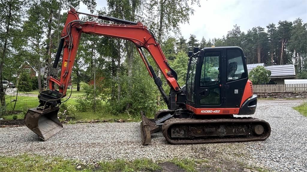 Kubota KX080 – 4a2 Minikaivukoneet < 7t