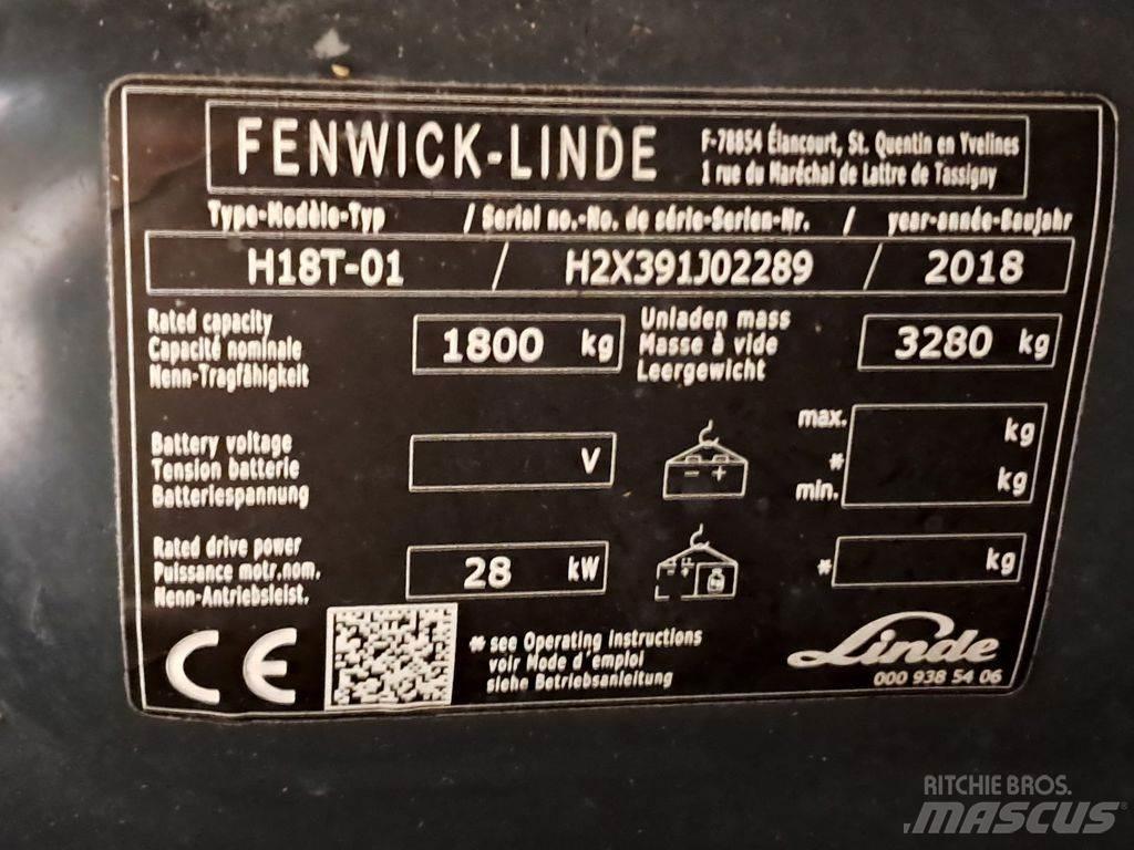 Linde H18T-01 Nestekaasutrukit