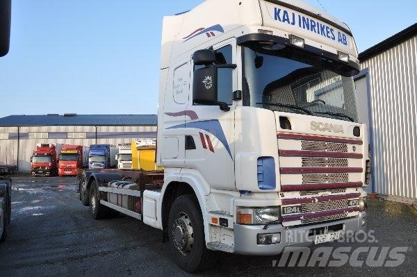 Scania 124 6X2 470 Kontti-/tasonostoautot