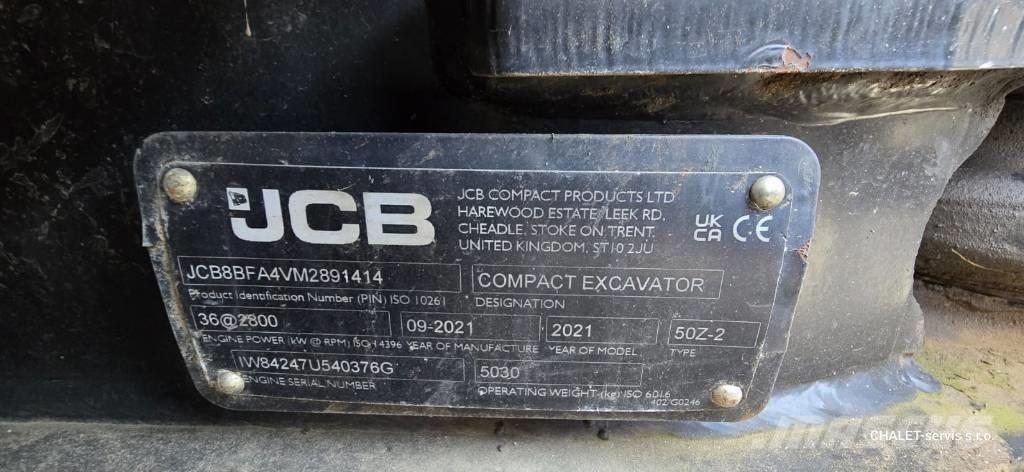 JCB 50 Z-2 Minikaivukoneet < 7t