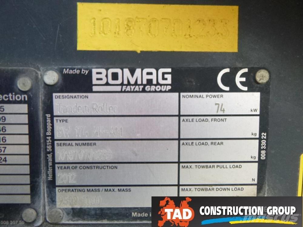 Bomag BW 174 AD AM Tandemjyrät