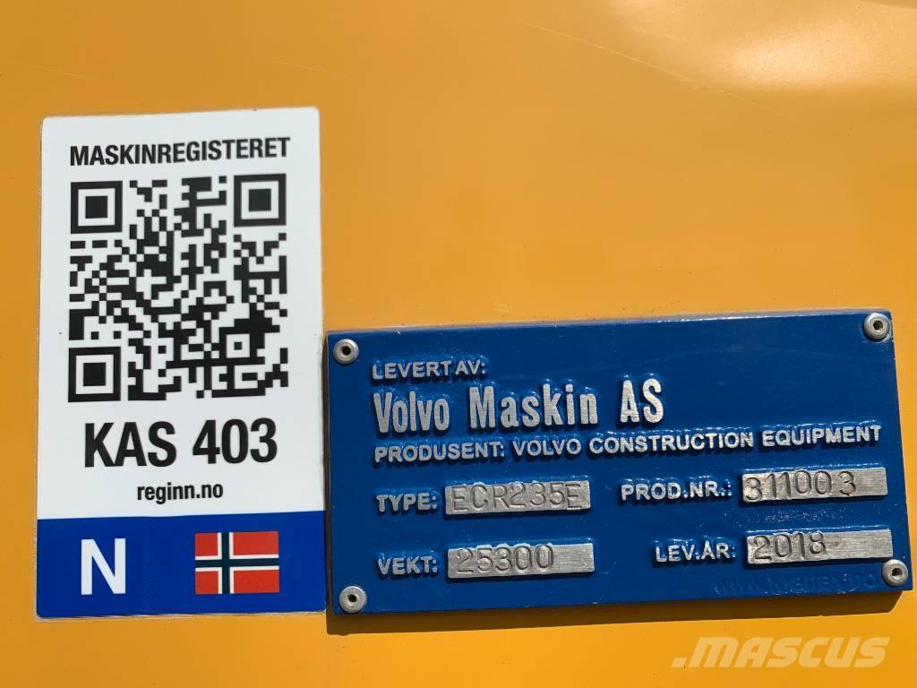 Volvo ECR235EL Telakaivukoneet