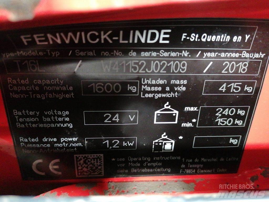 Linde T16L Lavansiirtotrukit