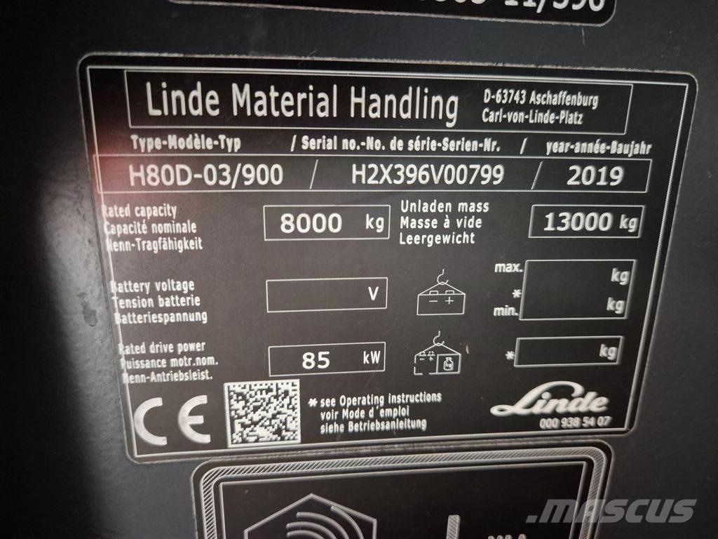 Linde H80D-03/900 Dieseltrukit