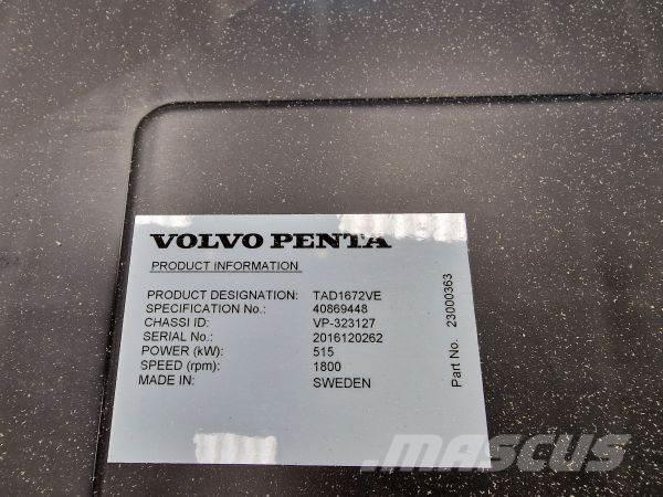 Volvo TAD1672VE Moottorit