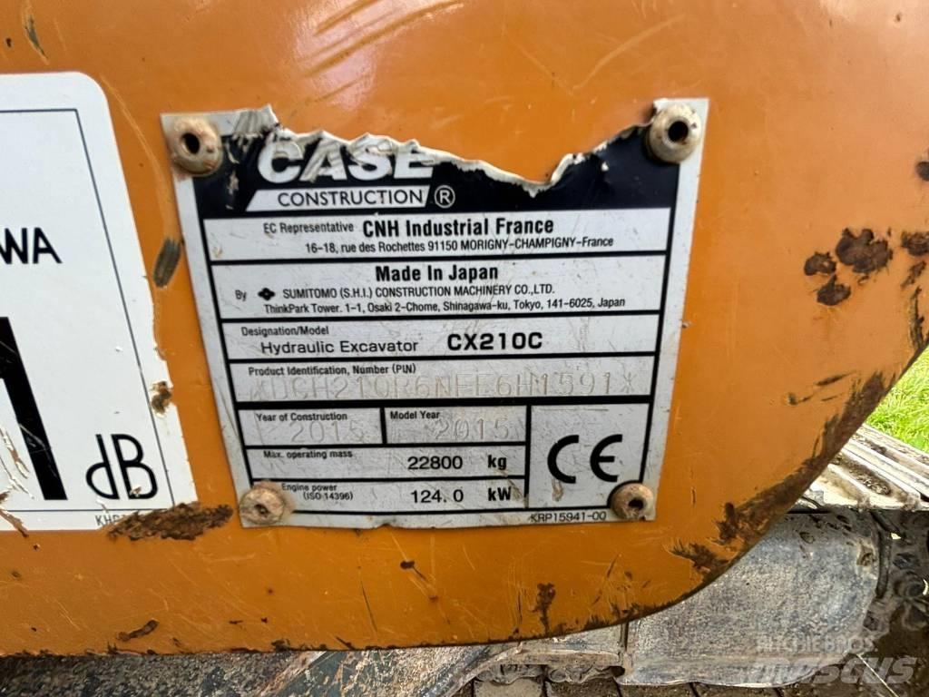 CASE CX 210 C Telakaivukoneet
