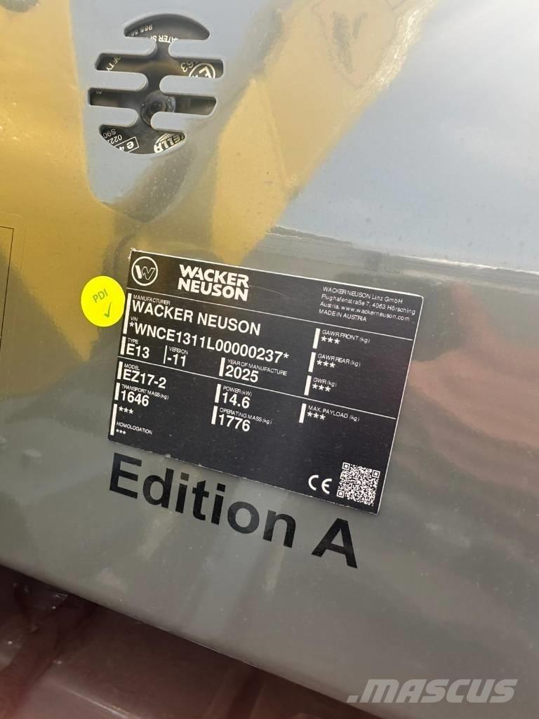 Wacker Neuson EZ 17 Minikaivukoneet < 7t