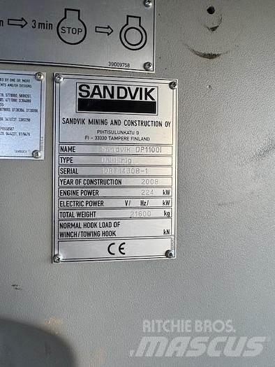 Sandvik DP 1100 Avolouhintaporauslaitteet