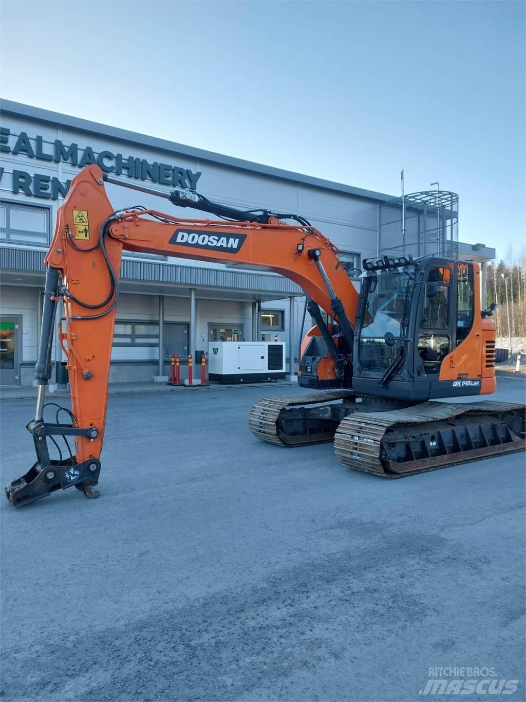 Doosan DX 140LCR 7 Telakaivukoneet