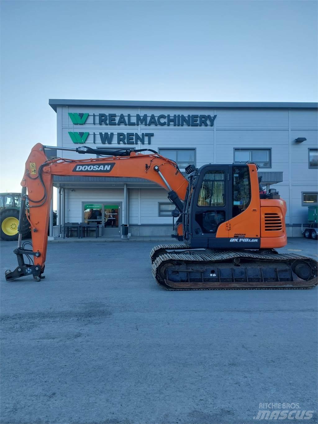 Doosan DX 140LCR 7 Telakaivukoneet