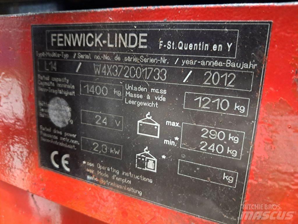 Linde L14 Käyden ajettavat pinoamistrukit