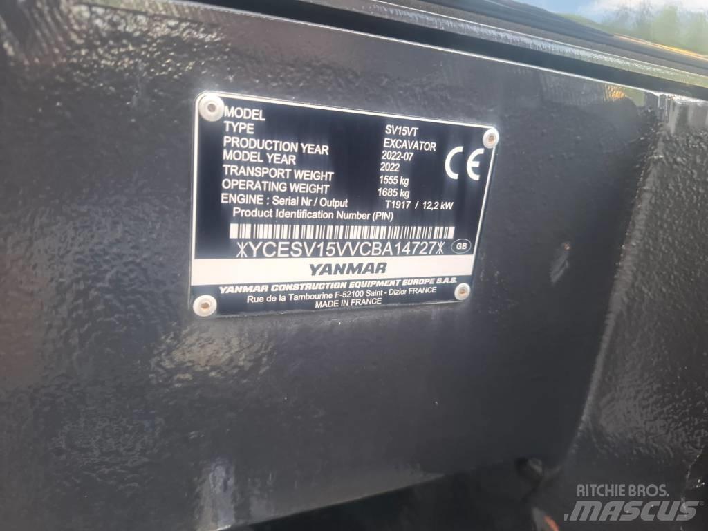 Yanmar SV 15 VT Minikaivukoneet < 7t