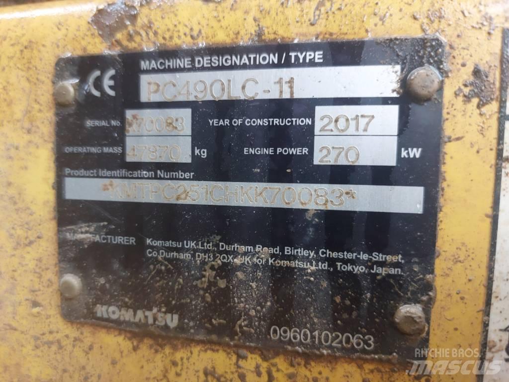 Komatsu PC490LC-11 Telakaivukoneet