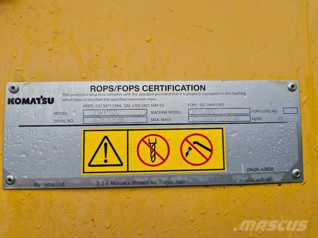 Komatsu WA 380 - 7 Pyöräkuormaajat