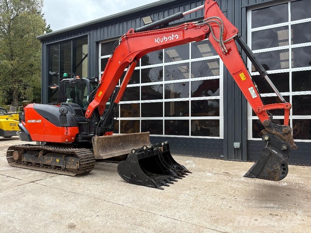 Kubota KX 080 Midikaivukoneet 7t - 12t