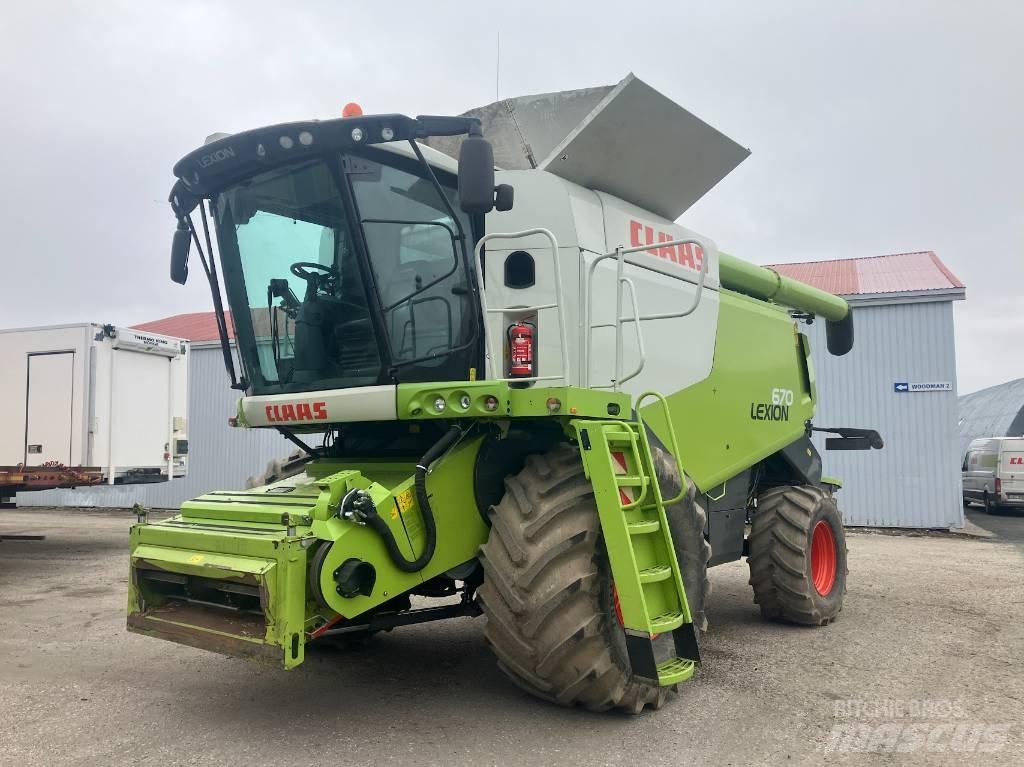 CLAAS Lexion 670 Leikkuupuimurit