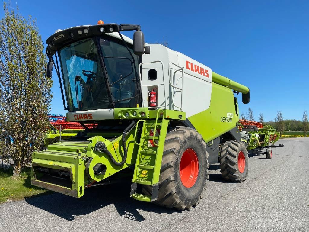 CLAAS Lexion 670 Leikkuupuimurit