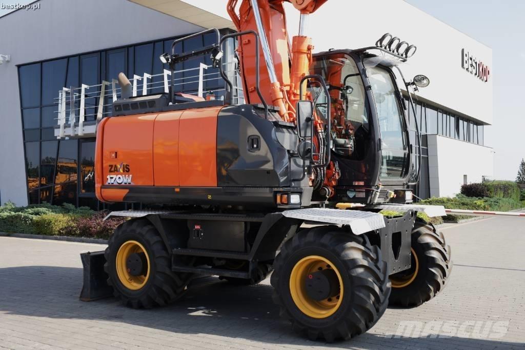 Hitachi ZX 170 W-6 Pyöräkaivukoneet