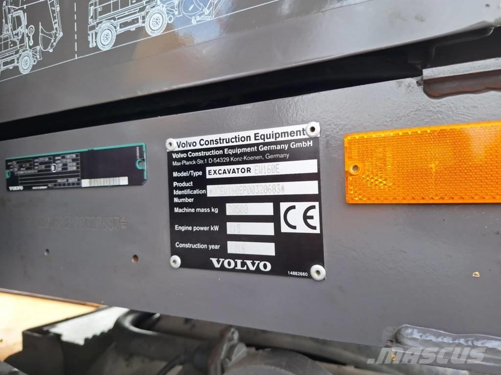 Volvo EW 160 E Pyöräkaivukoneet