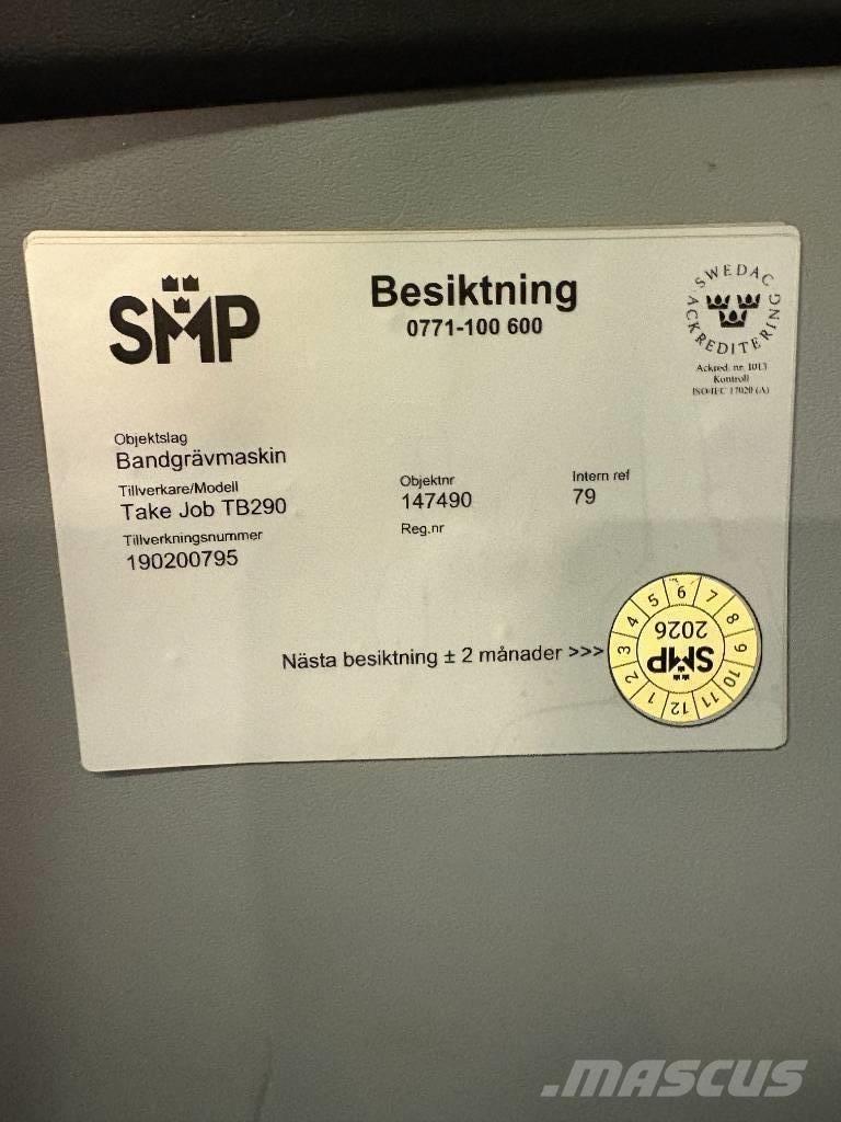 Takeuchi TB290 Midikaivukoneet 7t - 12t