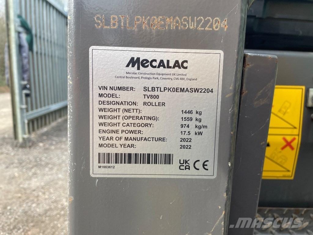 Mecalac TV 800 Tandemjyrät
