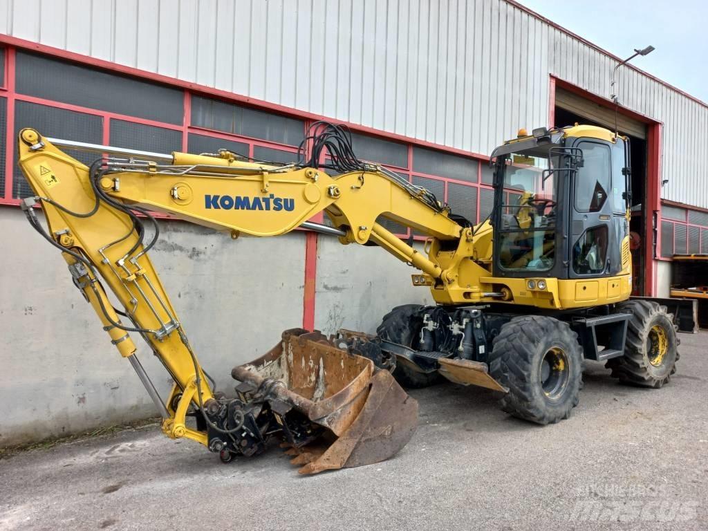 Komatsu PW 98 MR Pyöräkaivukoneet