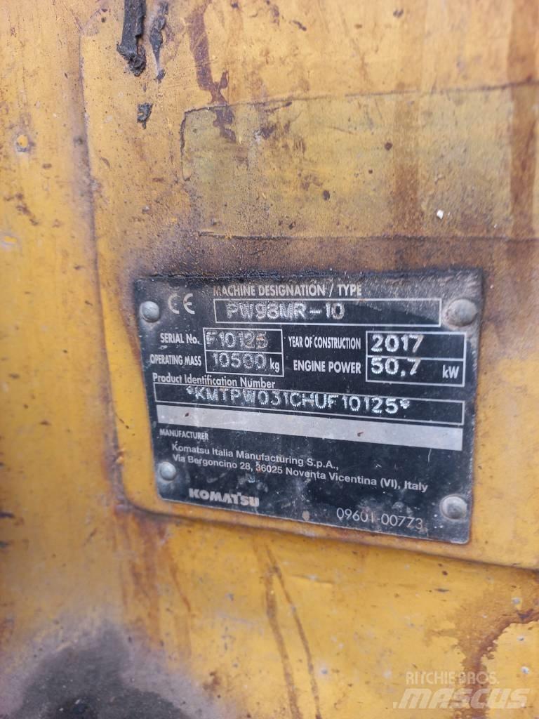 Komatsu PW 98 MR Pyöräkaivukoneet