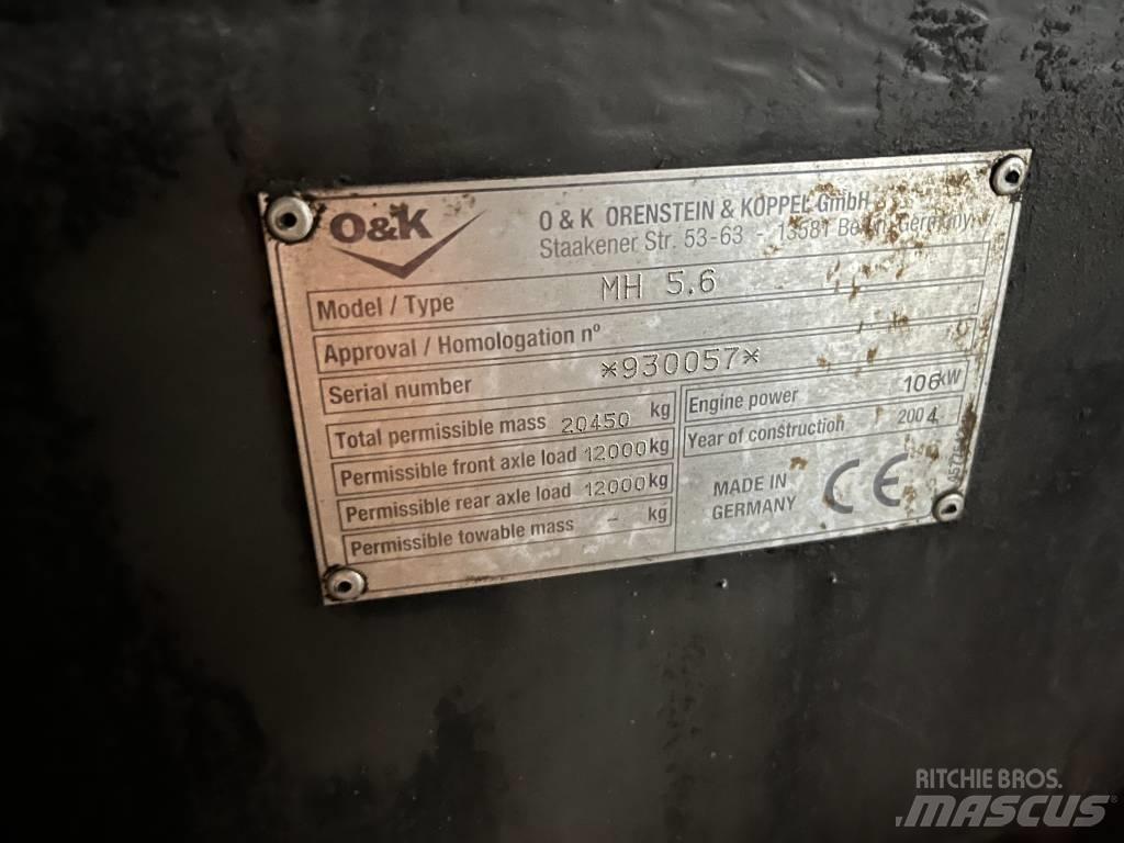 O&K MH 5.6 Pyöräkaivukoneet