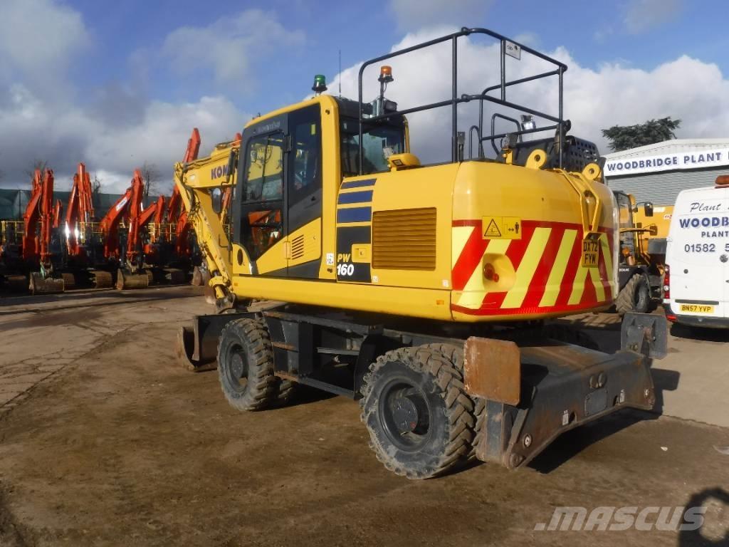 Komatsu PW 160-11 Pyöräkaivukoneet