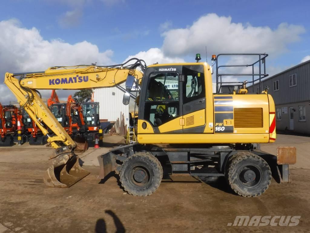 Komatsu PW 160-11 Pyöräkaivukoneet
