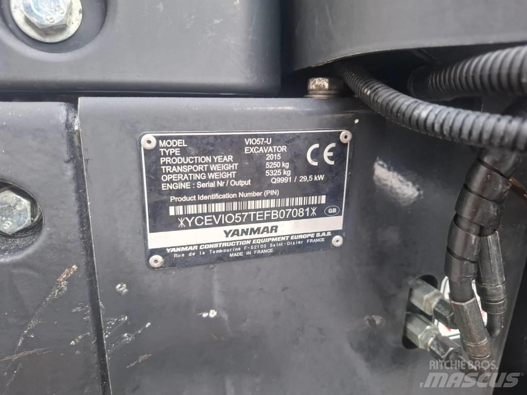 Yanmar Vio 57-U Minikaivukoneet < 7t