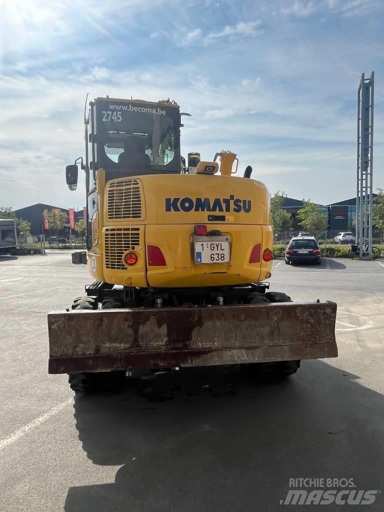 Komatsu PW98MR-10 Pyöräkaivukoneet