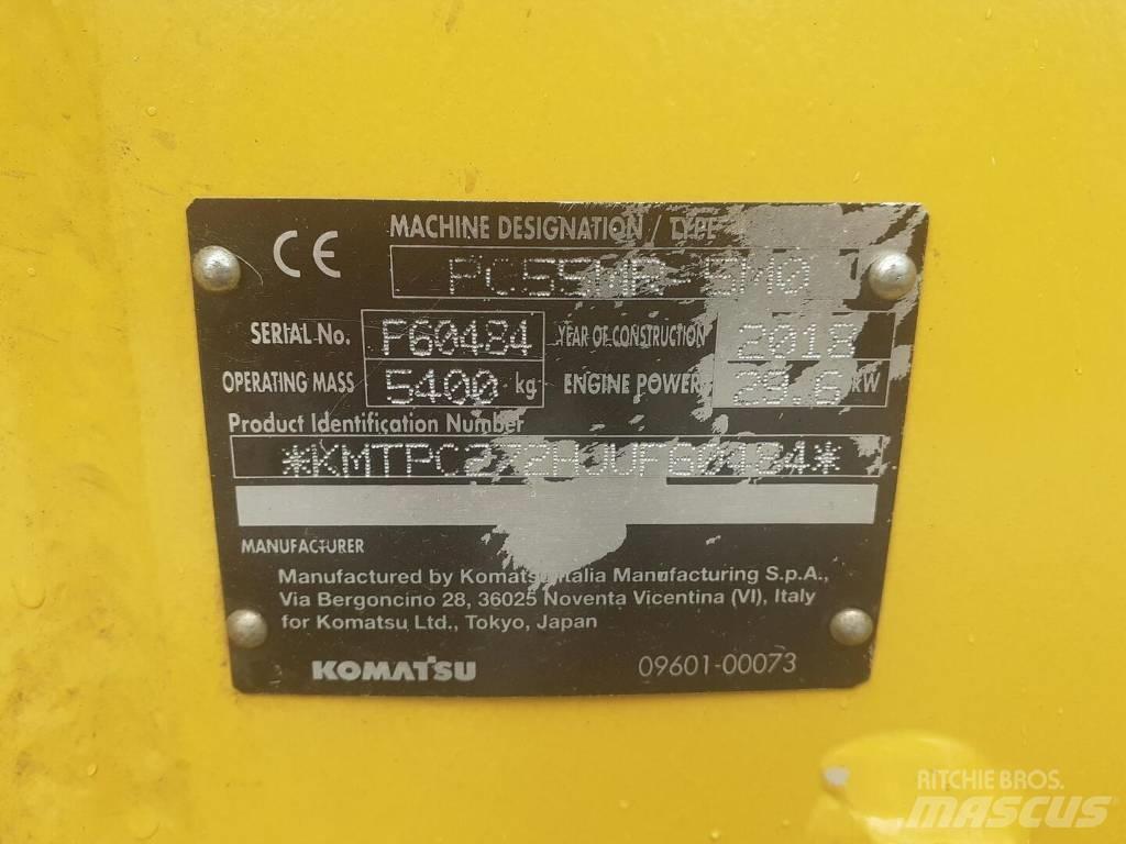 Komatsu PC 55 MR-5 Telakaivukoneet
