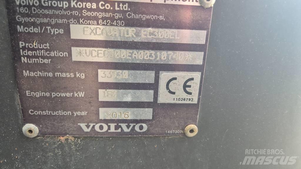 Volvo EC300EL Telakaivukoneet