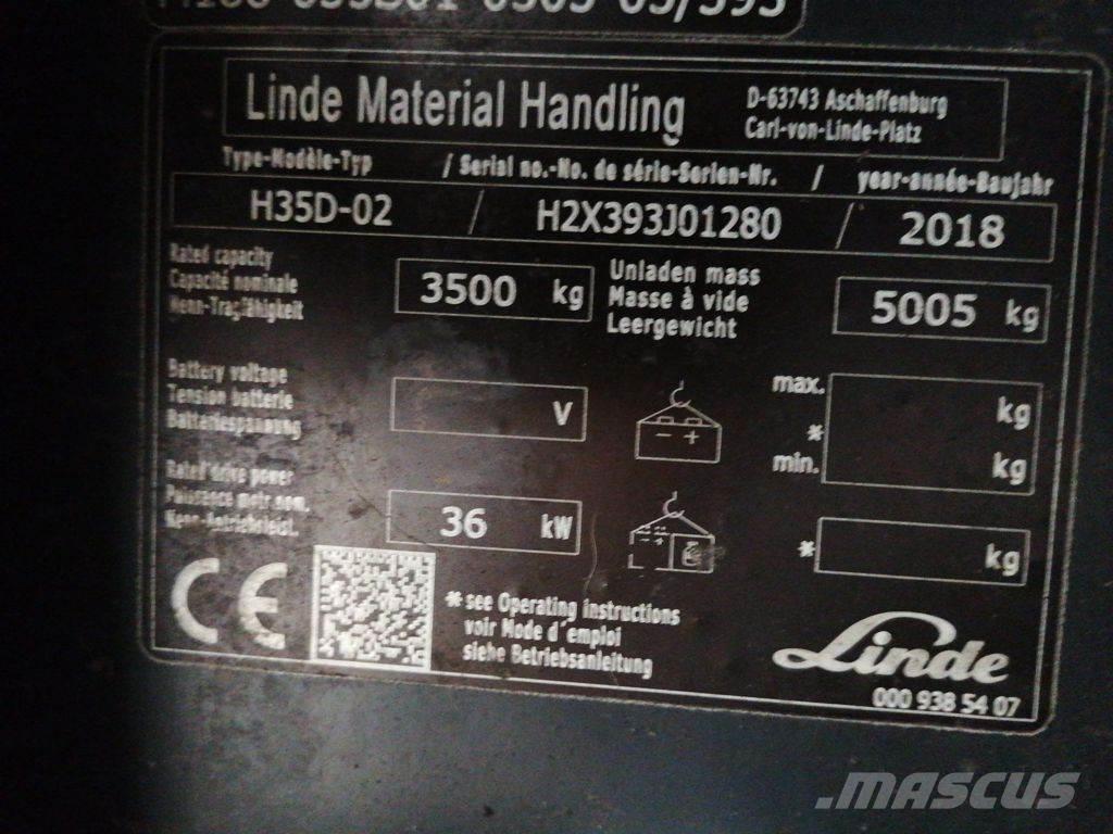 Linde H35D-02 Dieseltrukit